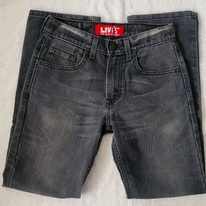 Levi's 514  Big Boys Jeans Size 12 Gray